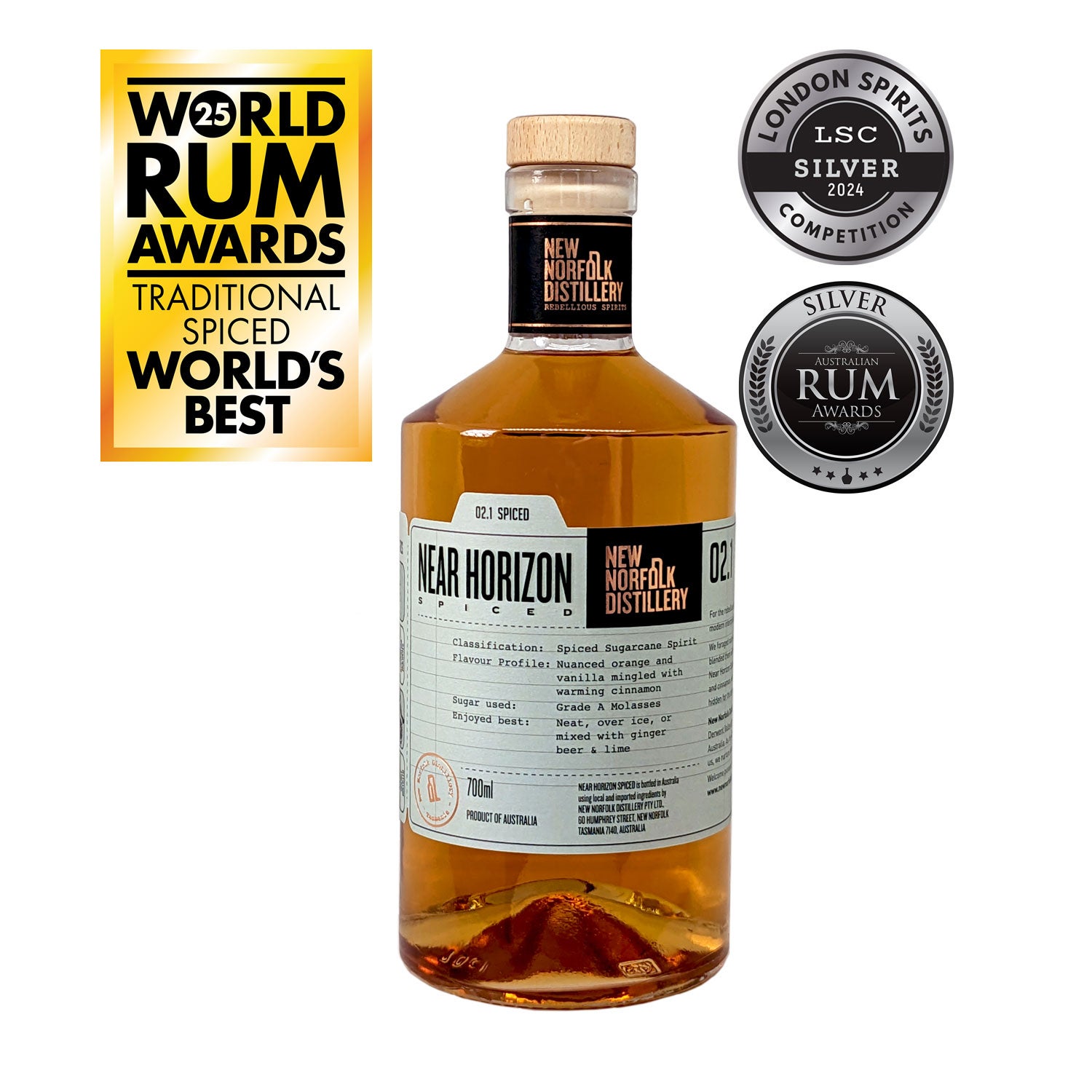 The World's Best Traditional Spiced Rum - Near Horizon Spiced