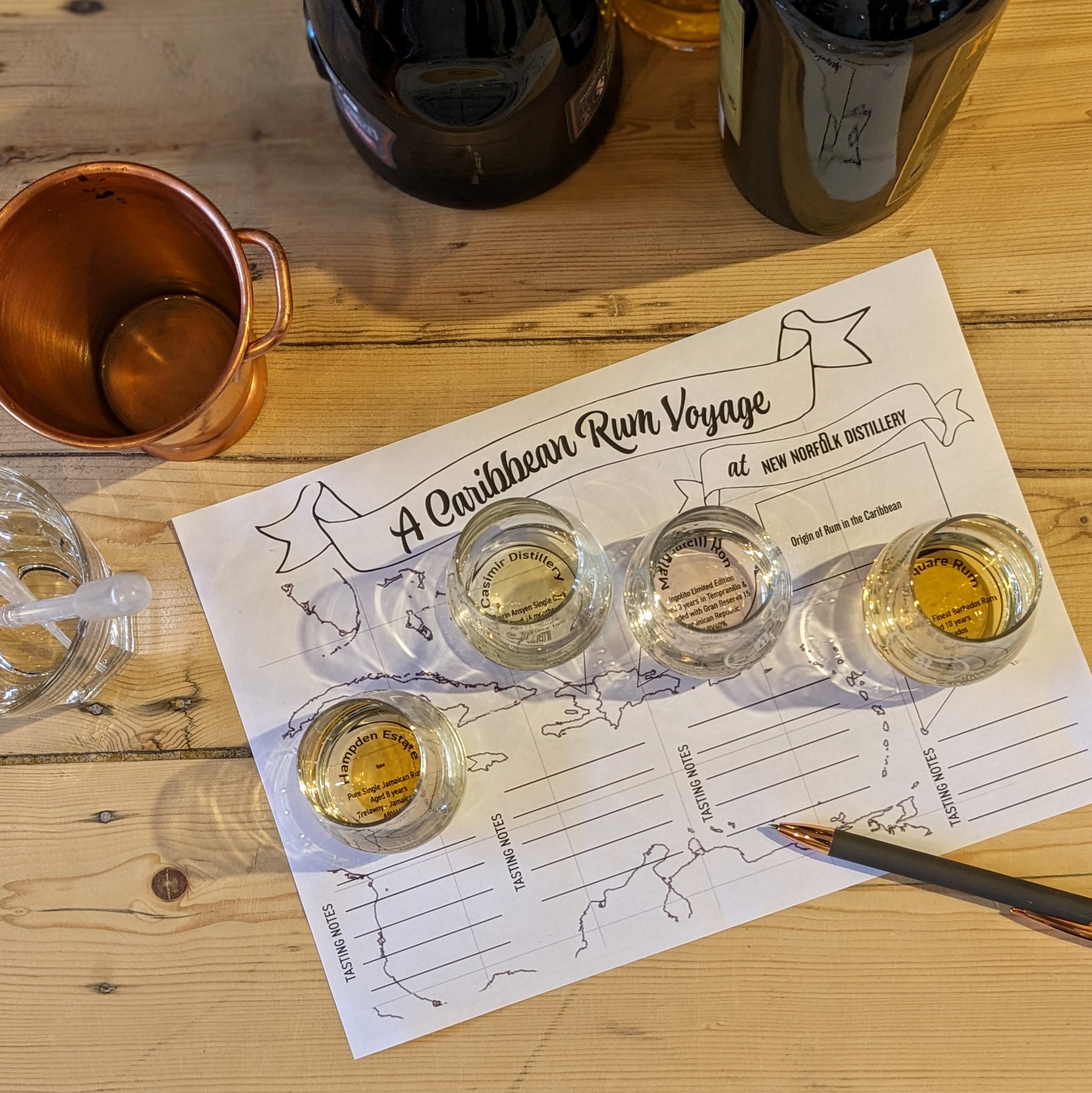 24 days of rum blue edition tasting experience